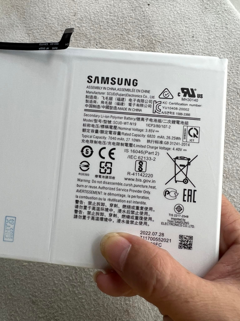Mua Pin Samsung Galaxy Tab A7 2020 T500 T505 ✅ Pin Samsung Galaxy Tab A7 2020 ✅ Chất lượng, pin cầm tốt Được Chúng Tôi Bảo Hành Chu Đáo 1 Đổi 1